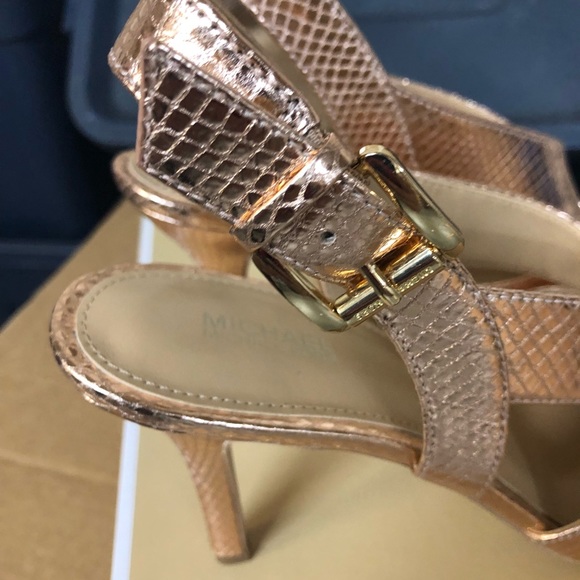 New Michael Kors heels blush gold 8.5 - Picture 4 of 4